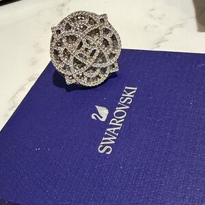 Swarovski Silver Crystal Ring